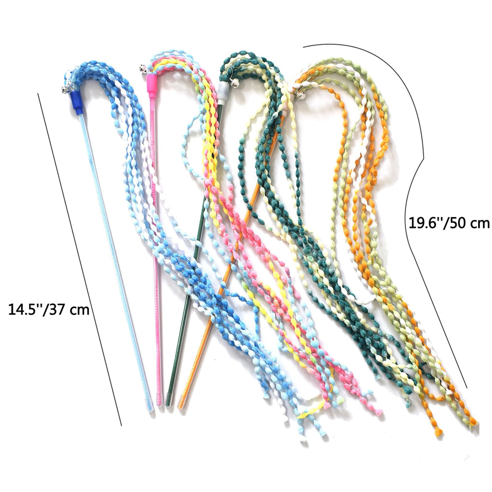 IUHKBH plush teaser wand emphasizes soft fabric and engaging motion.