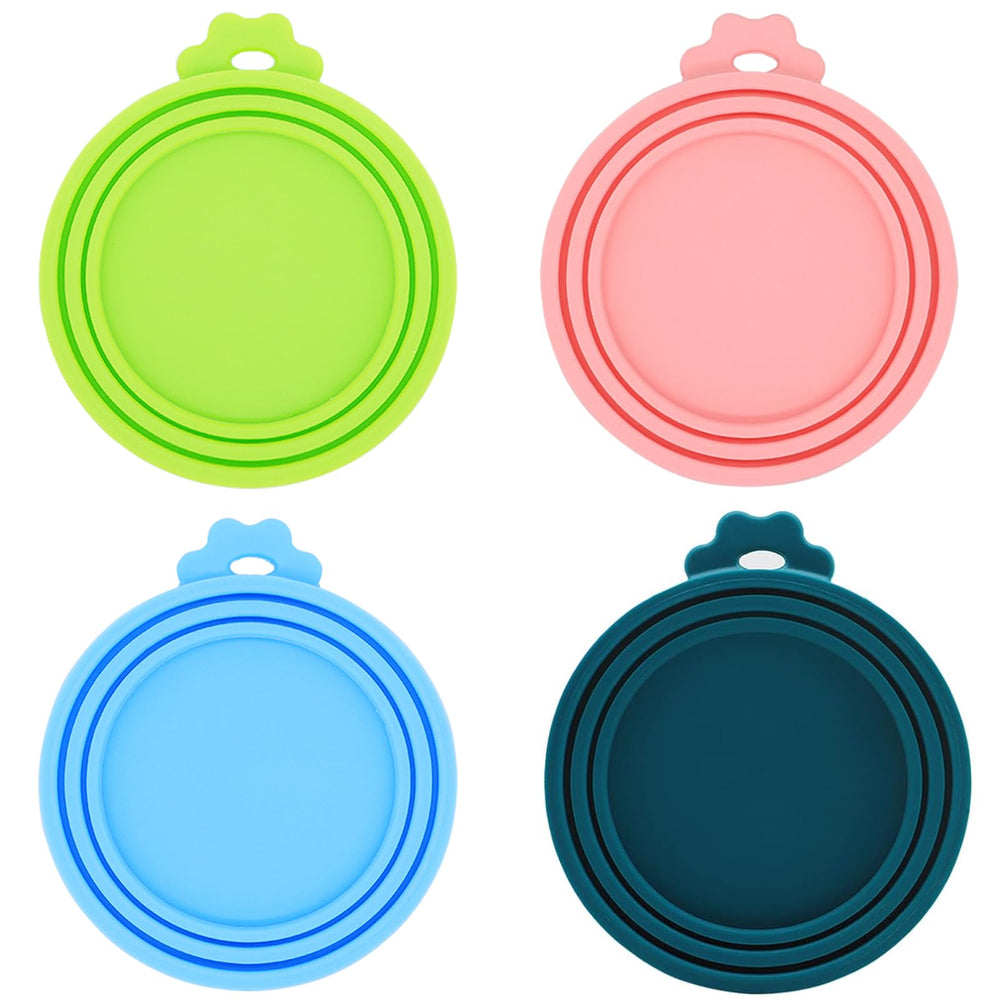 IVIA PET can lids four-pack in mix color keeps cans sealed and fresh between meals
