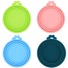 IVIA PET can lids four-pack in mix color keeps cans sealed and fresh between meals