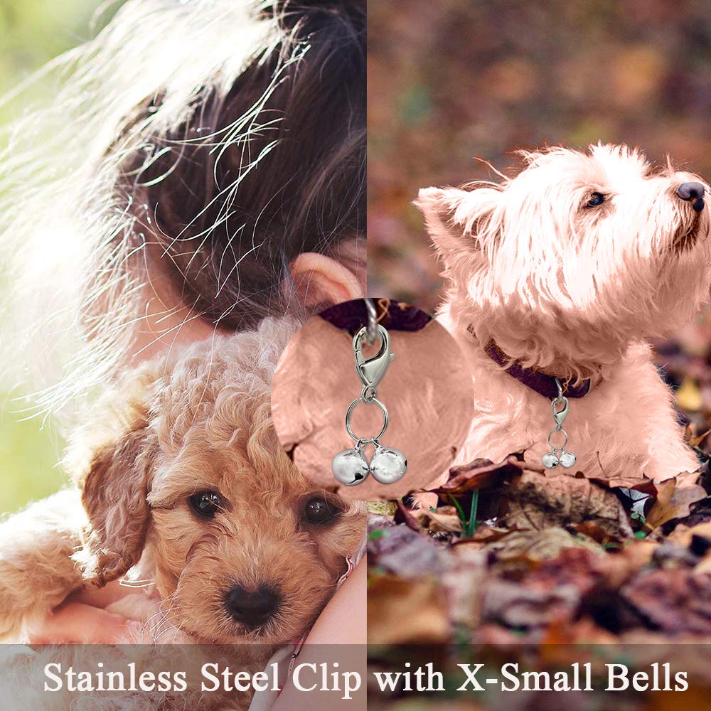 IVIA PET collar accessory usage image showing durable audible bells