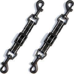 IVIA PET dog collar safety clip pair adjustable for growing dogs and training