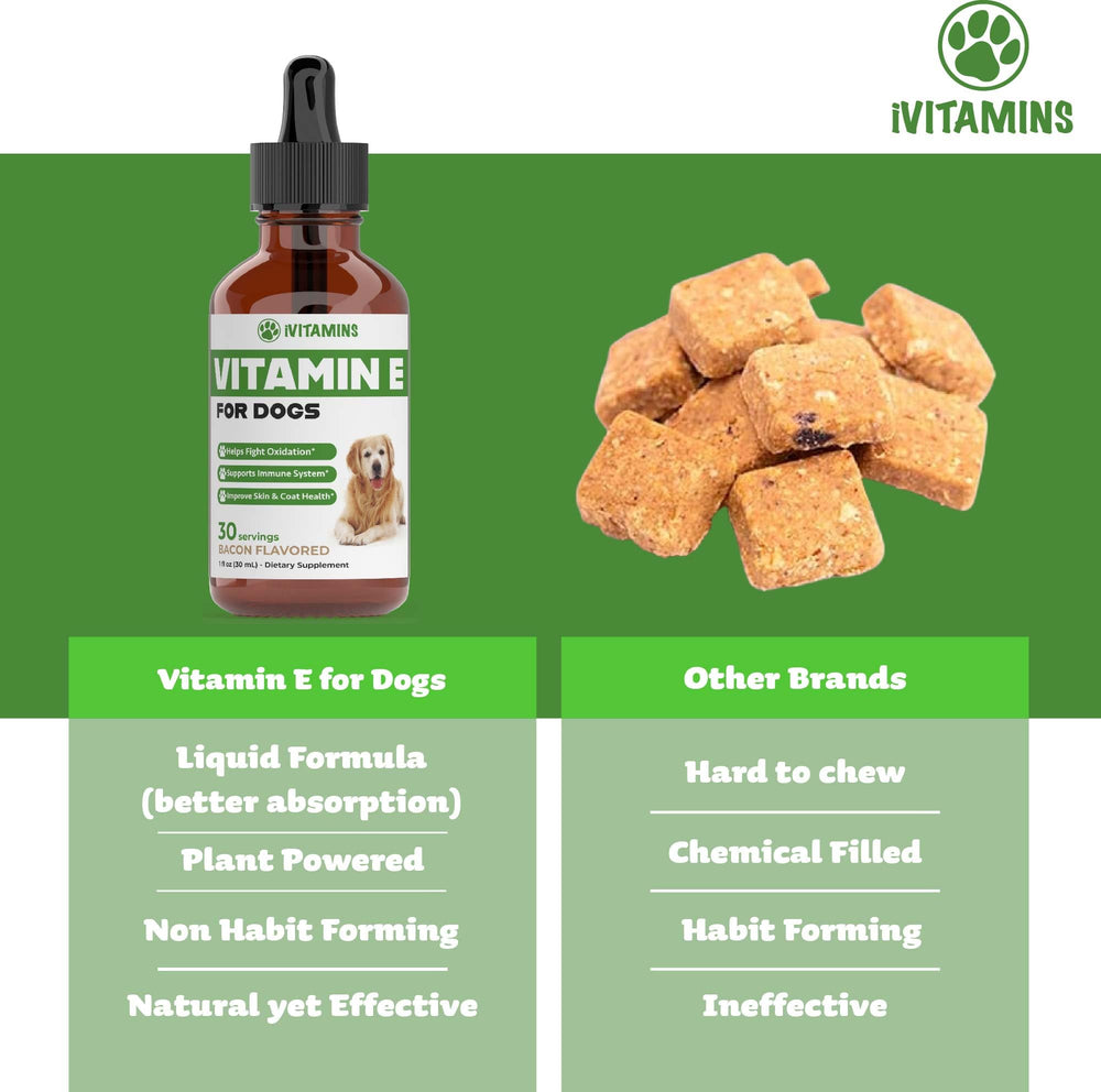 iVitamins Vitamin E for Dogs eye health support in daily care