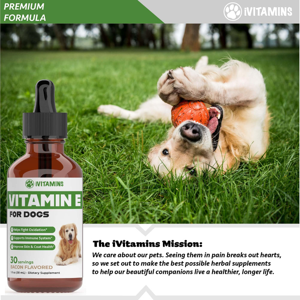 iVitamins Vitamin E for Dogs USA made with cruelty-free ingredients