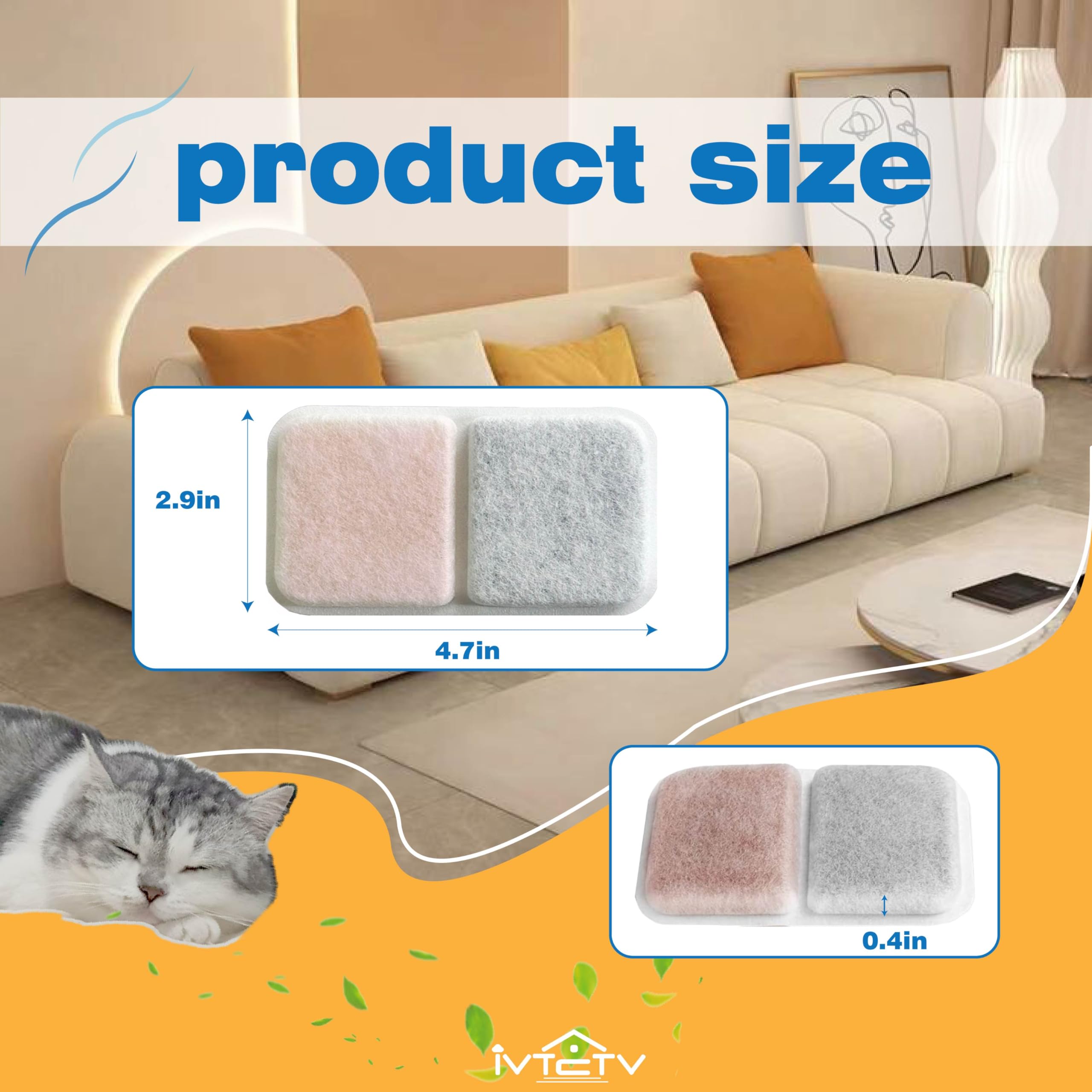 IVTCTV dual-action filtration demonstrates strong odor absorption and air purification.