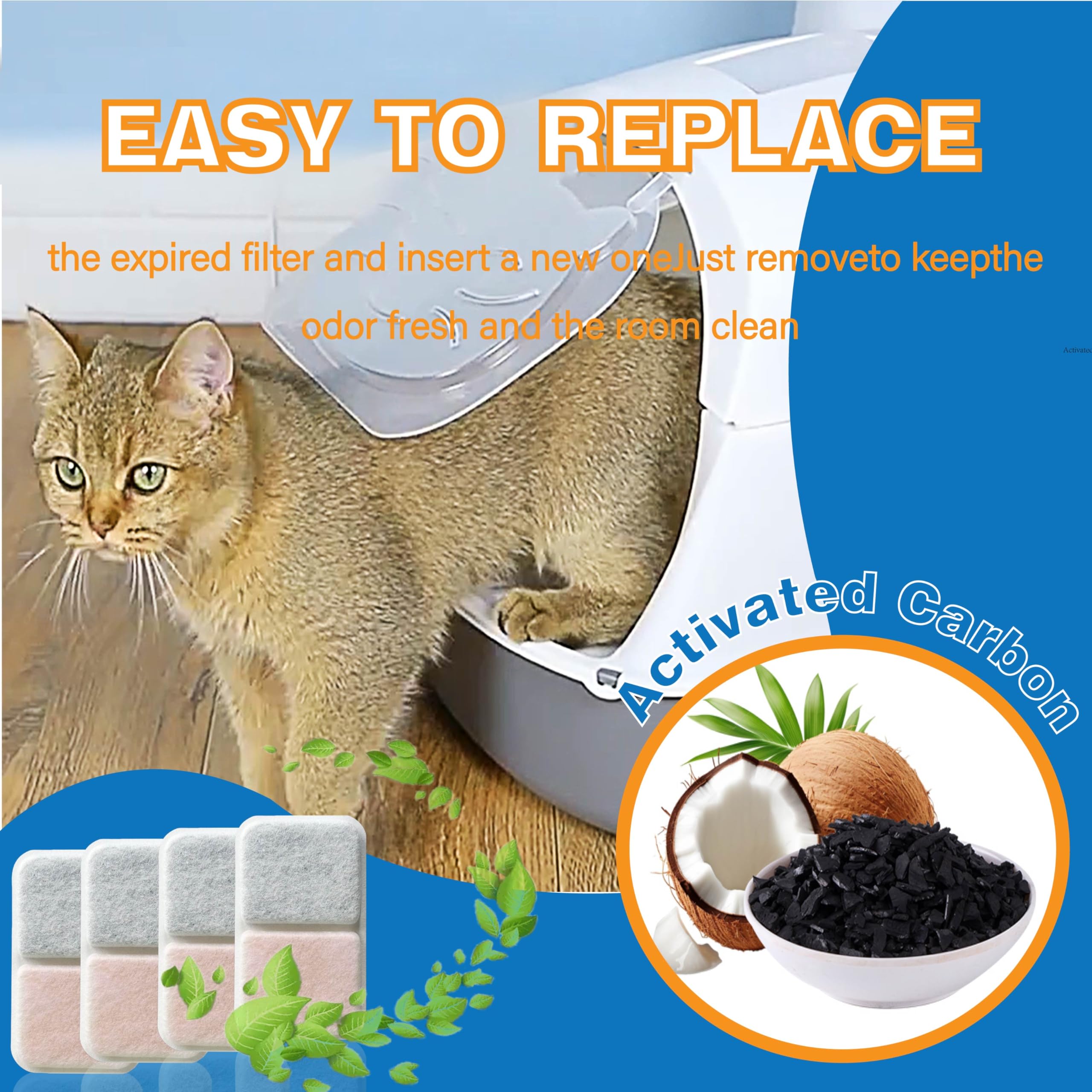 IVTCTV Smartsift-fit filter keeps Catit system smelling fresher.