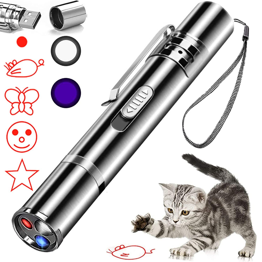IVVTRYI laser pointer cat toy front view for engaging indoor play