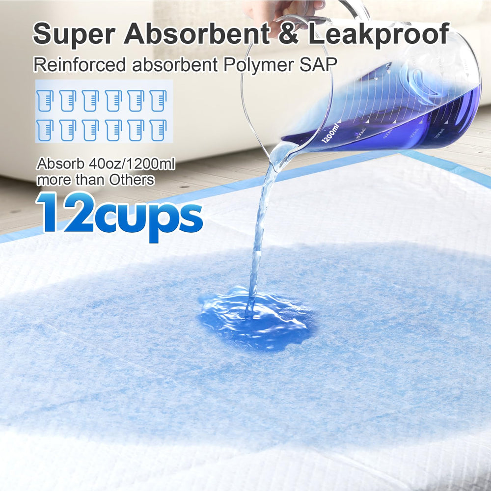 iweepet 6-layer construction closeup highlights quick absorption and odor control