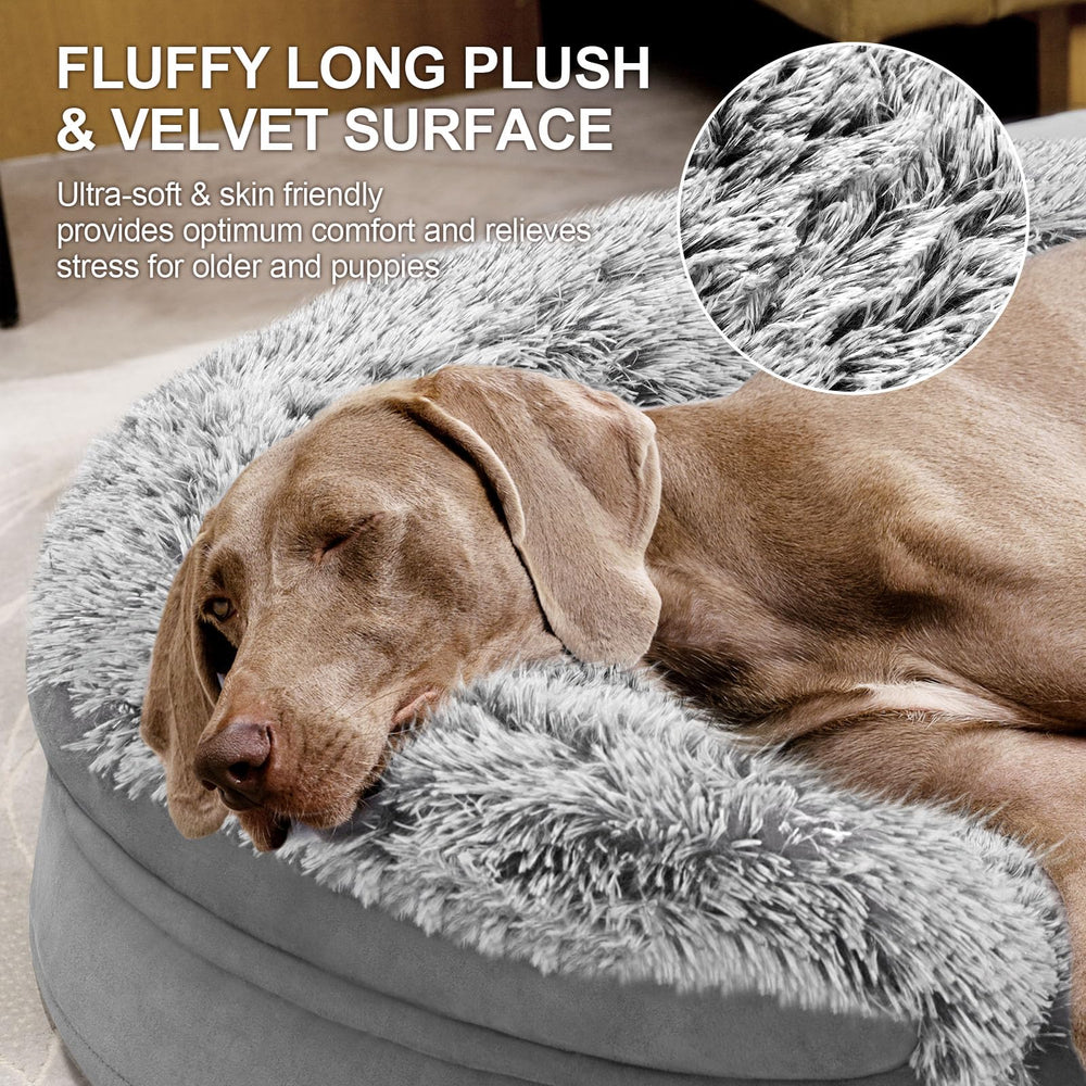 iweepet bed removable cover in machine-washable fabric for easy cleaning.