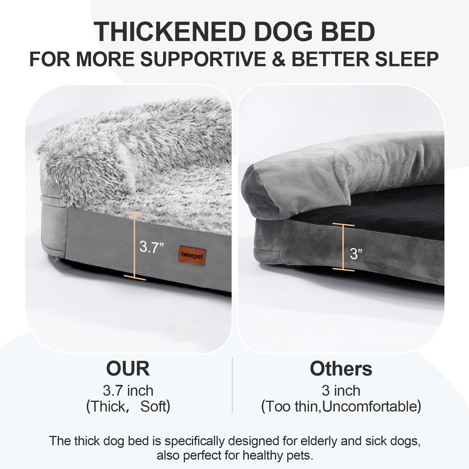Iweepet removable washable cover makes cleaning quick and easy.