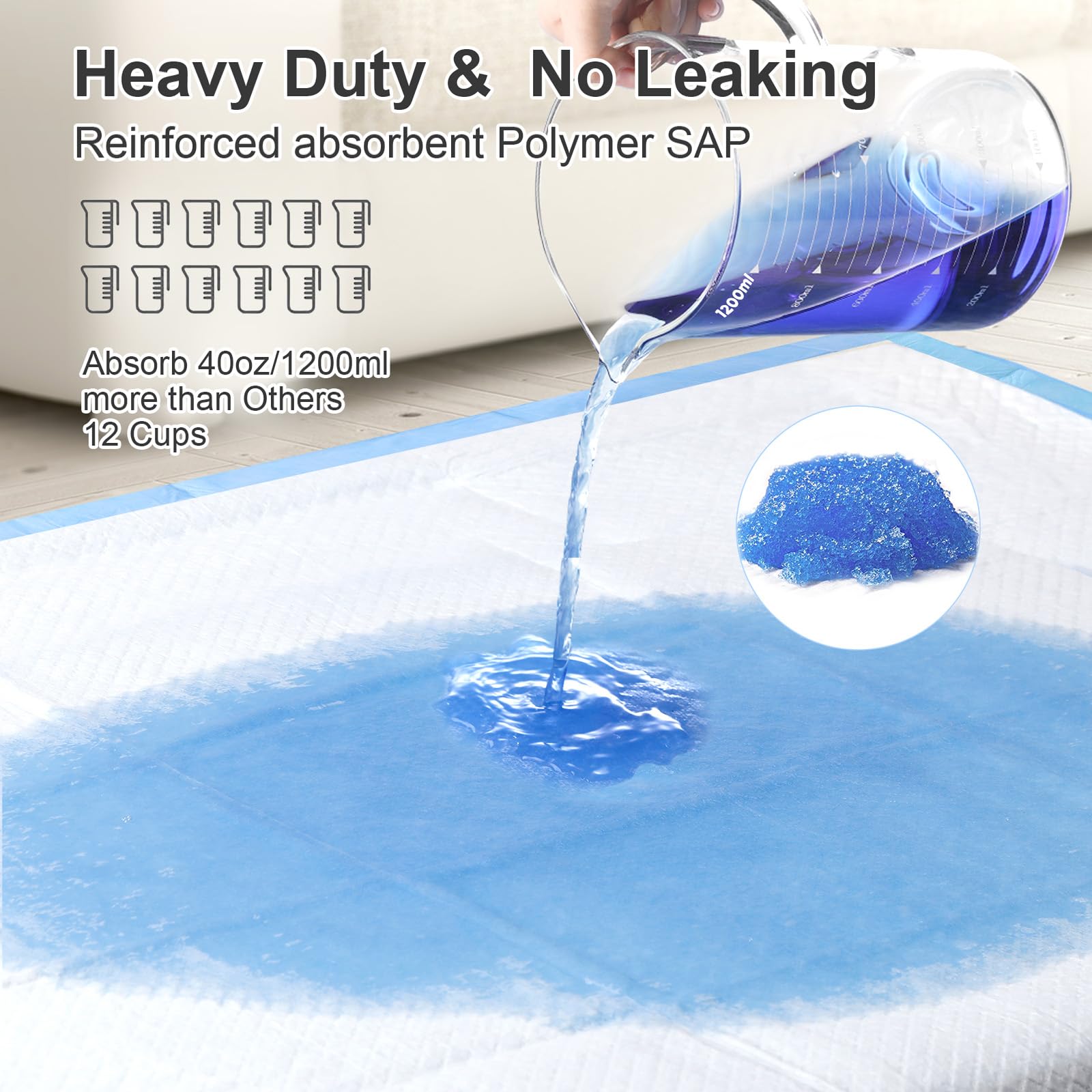 iweepet soft surface medical-grade nonwoven offers comfortable use for pets.