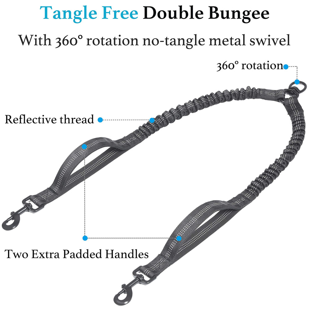 iYoPets durable rope and nylon blend keeps leash lightweight yet rugged for daily use.