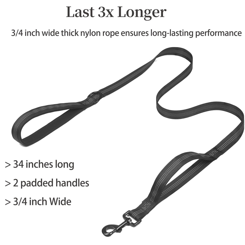 iYoShop leash padded handle provides comfortable grip for long walks.
