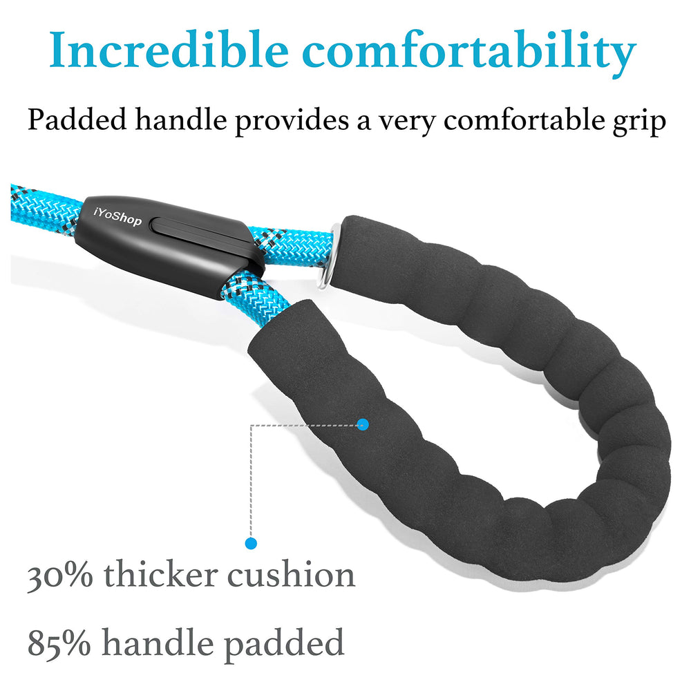 iYoShop Dual Dog Leash bungee extension 20–35 inches cushions sudden pulls.