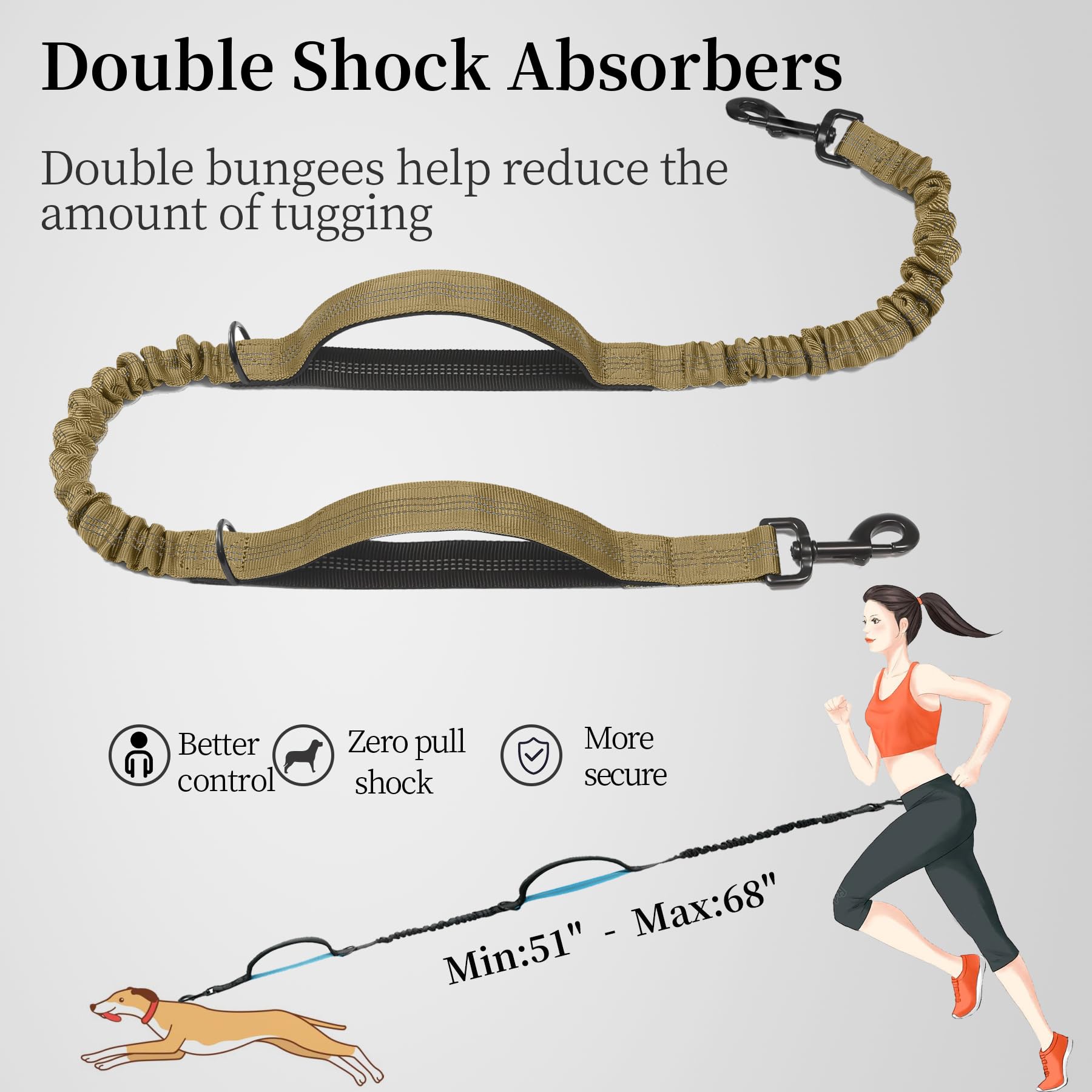 iYoShop hands-free waist belt allowing phone access during runs