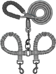 iYoShop Dual Dog Leash with 360° swivel to reduce tangling on two-dog walks