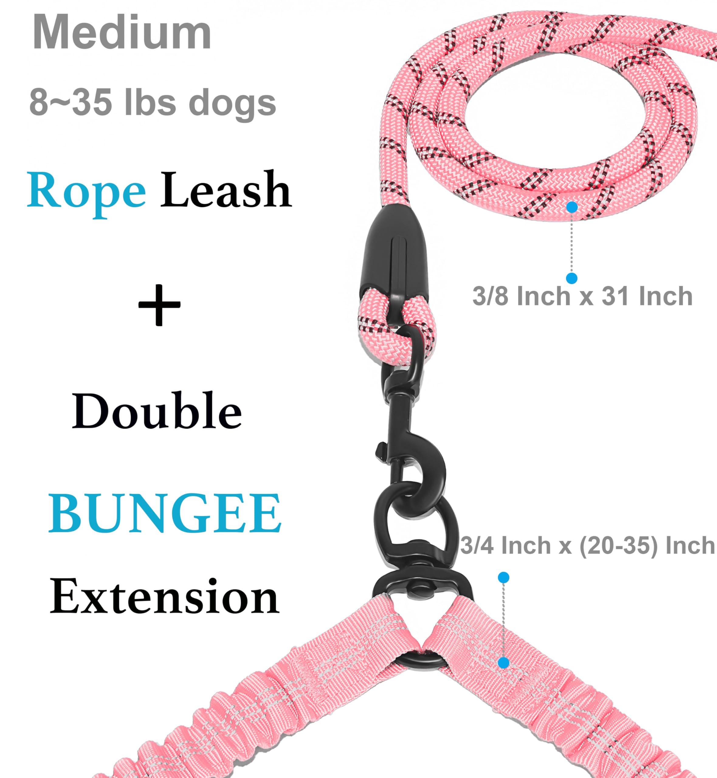 iYoShop dual dog leash no-tangle design keeps dogs moving freely without knots or snagging.
