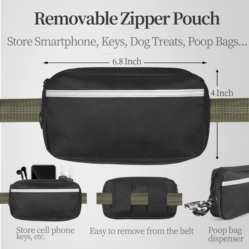 iYoShop dual padded handles provide comfortable grip for long walks.