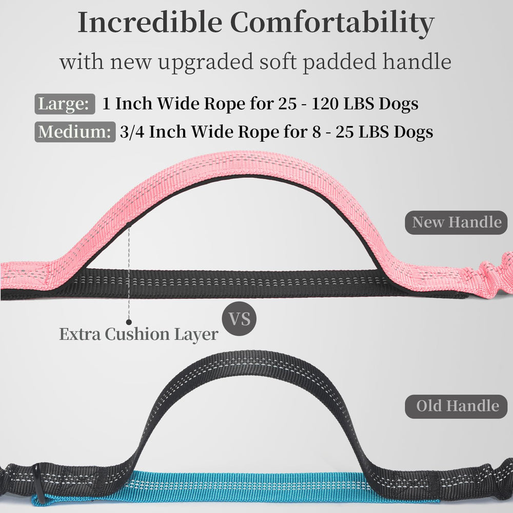 iYoShop Hands Free Dog Leash with durable bungee to reduce tugging during jogs.