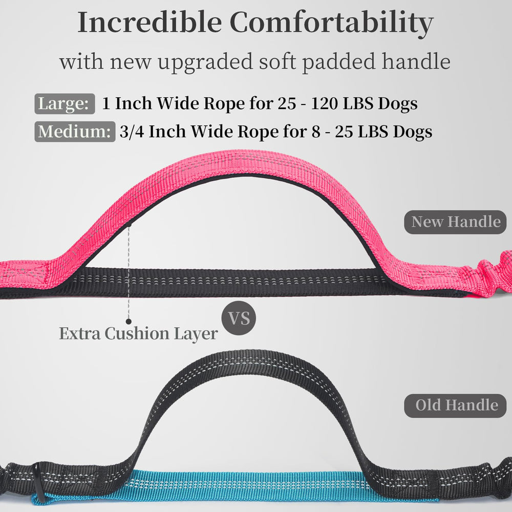 iYoShop hands-free leash with durable bungee for gentle tension during jogs.