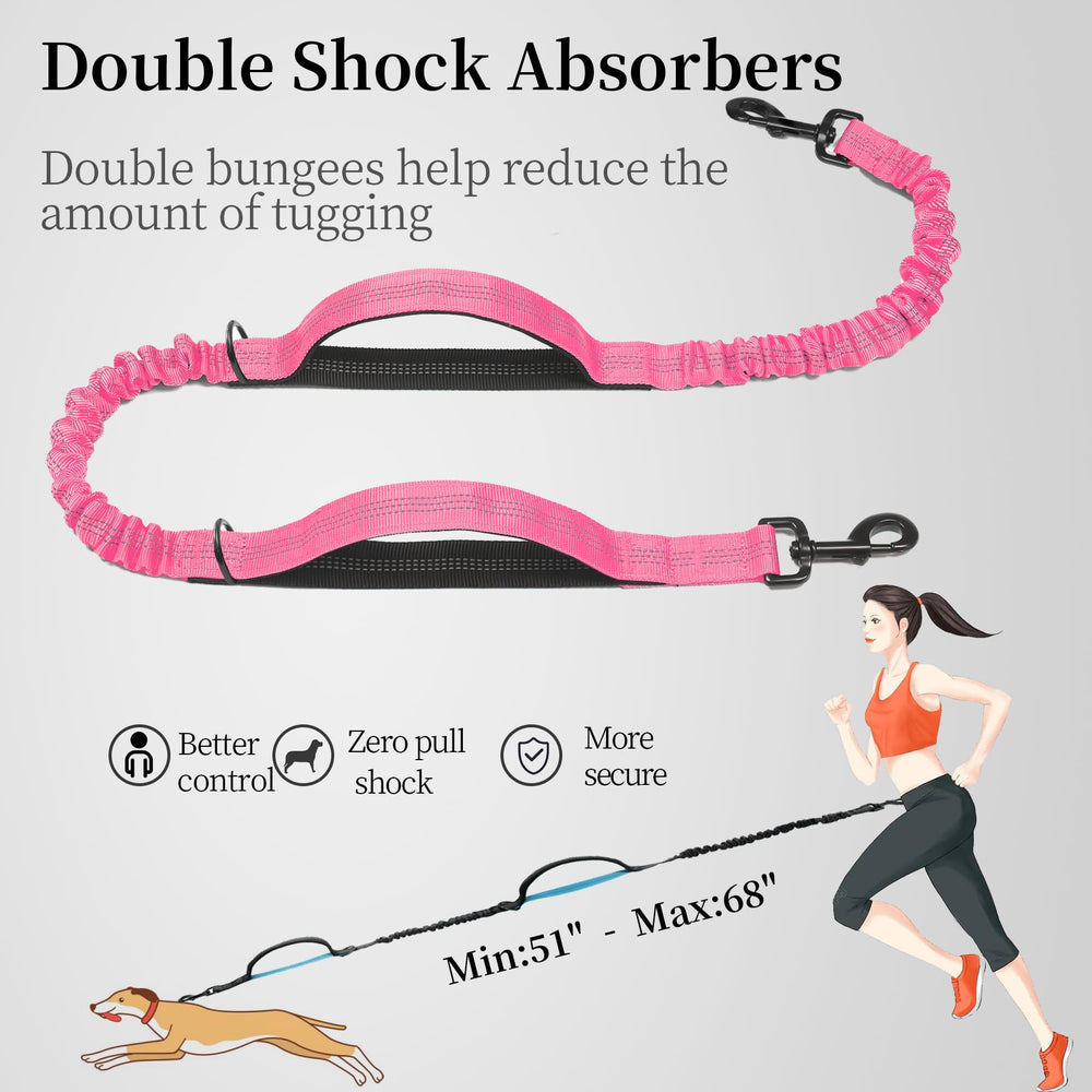 iYoShop leash with traffic handle provides precise control in busy areas.