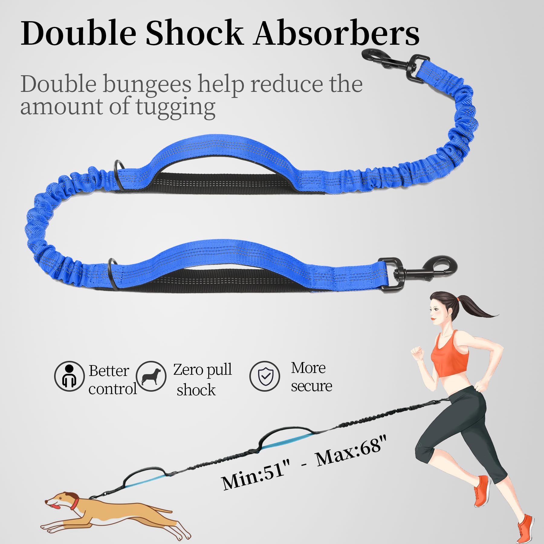 iYoShop waist-worn leash enables hands-free phone use during dog walks