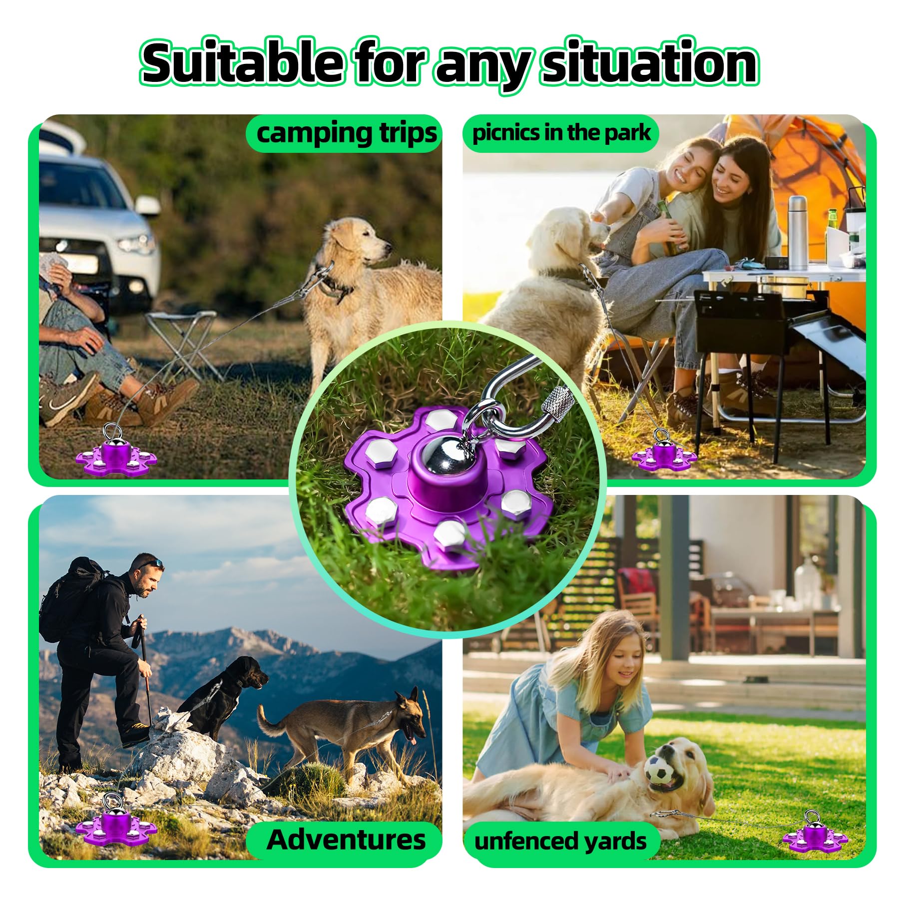 J-Paujii outdoor-use setup supports safe, flexible pet time in parks.