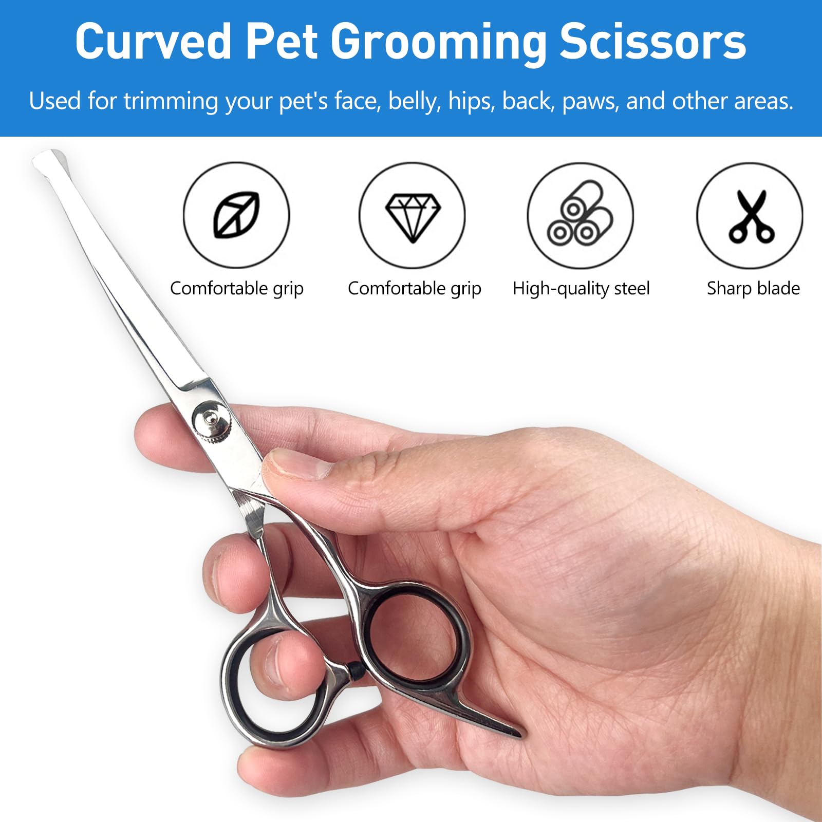 Jaasuee 4CR stainless steel blades stay sharp and durable