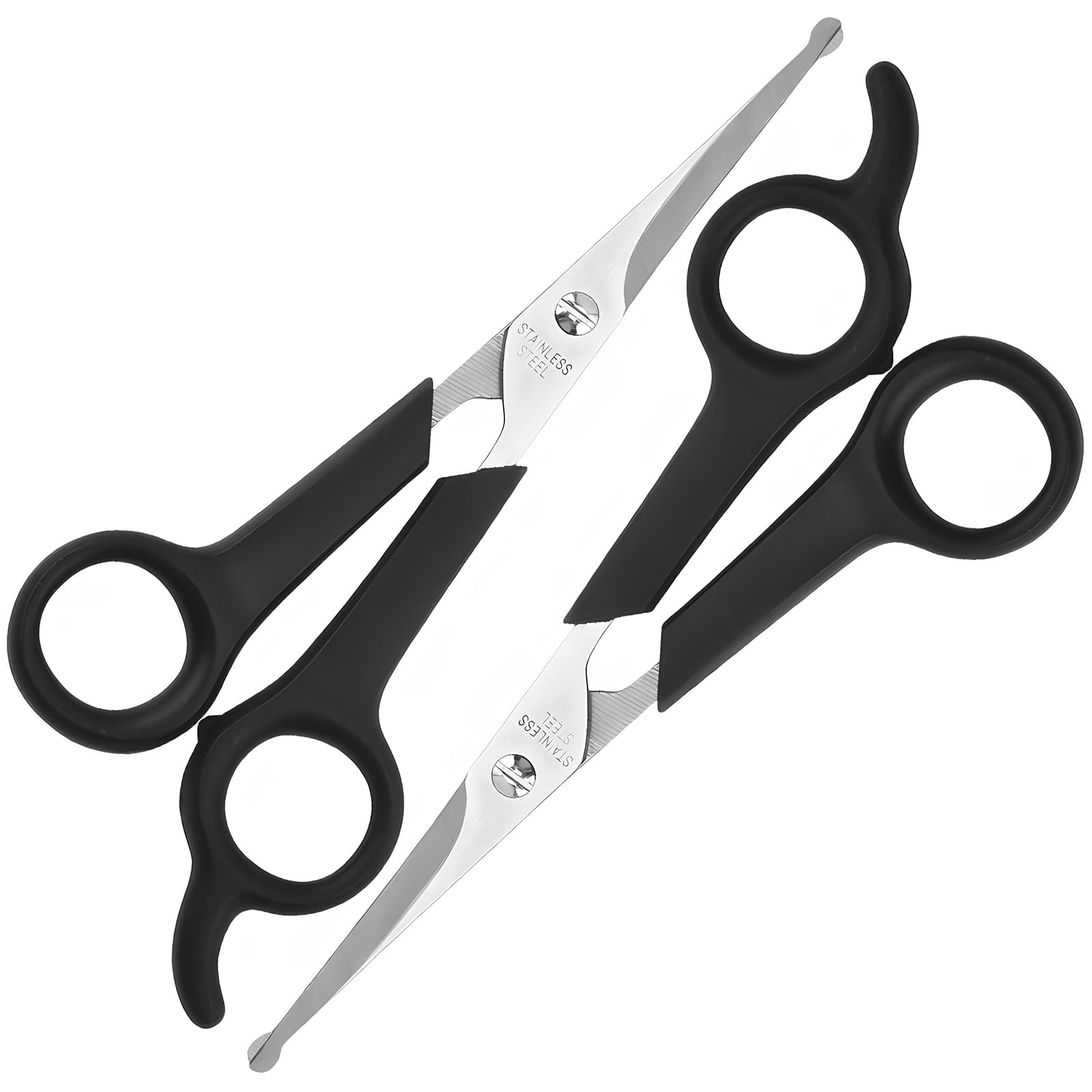 Jaasuee pet grooming scissors set for body trimming with precise, smooth cuts