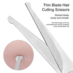 Jaasuee pet grooming scissors set with ergonomic handle reduces wrist strain during sessions