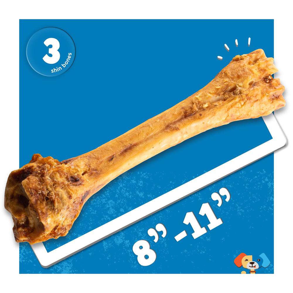 Jack&Pup 3-pack packaging image signals convenient long-chew rewards for dogs.