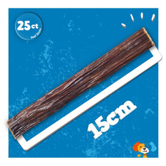 Jack&Pup joint-health beef sticks close-up suggests a wholesome chew during play.