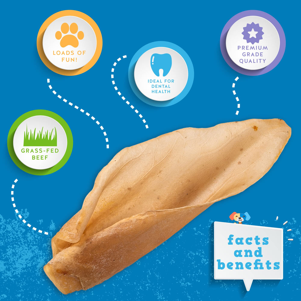 Jack&Pup single-ingredient cow ear for sensitive stomachs