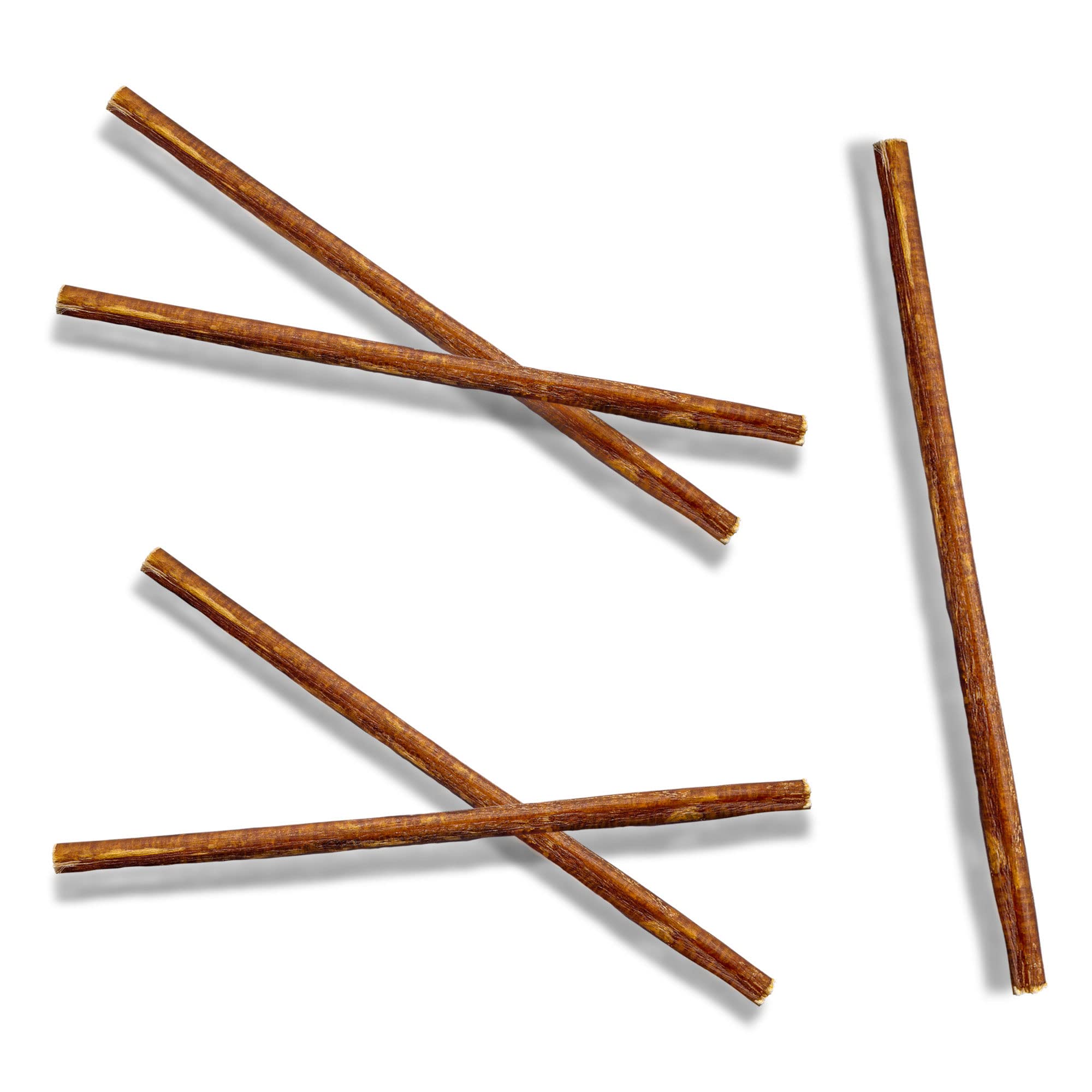Jack&Pup skinny bully sticks from grass-fed cattle deliver richer flavor.