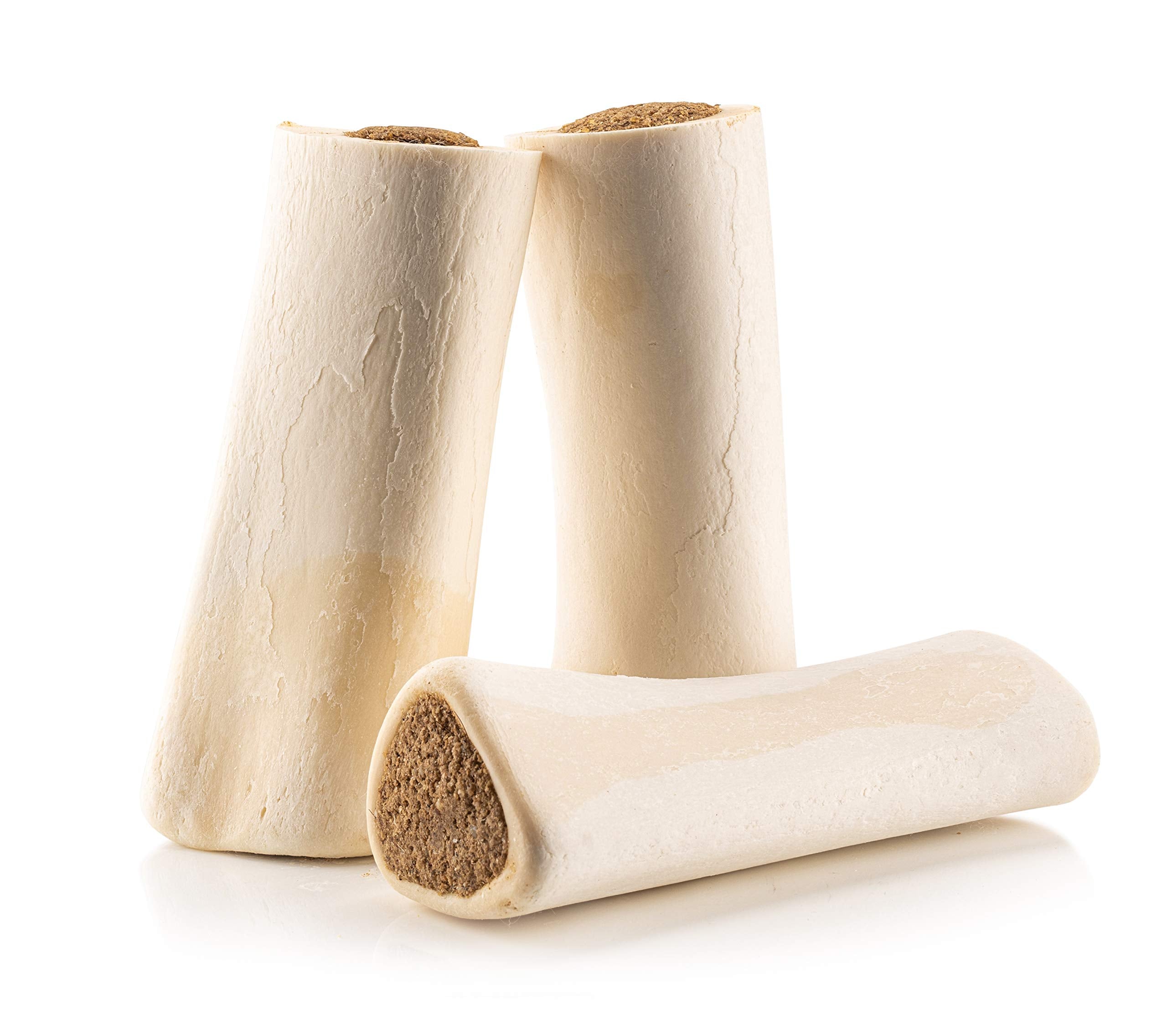Jack&Pup bacon-cheese filled bone cross-section showing filling