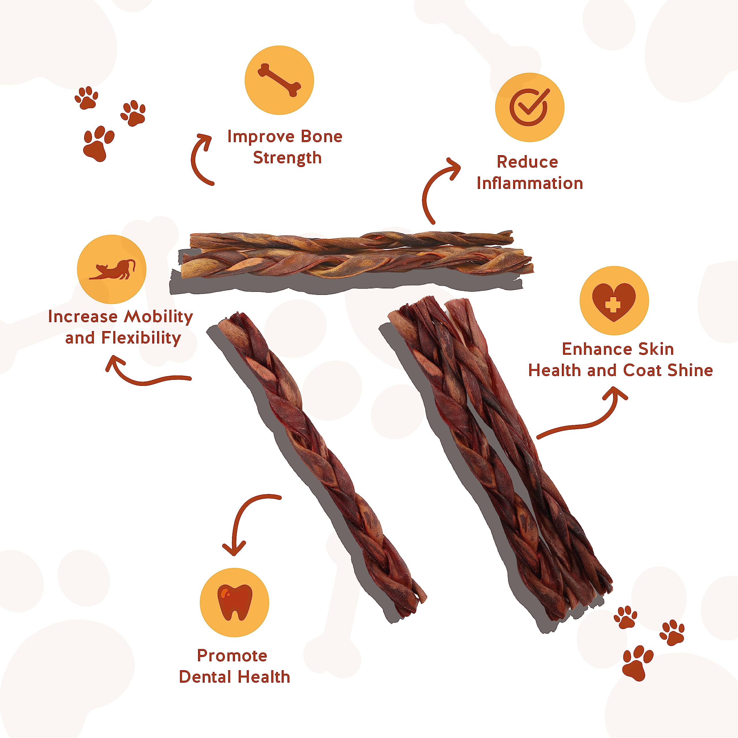 JackPup braided texture close-up; durable chew for aggressive chewers.