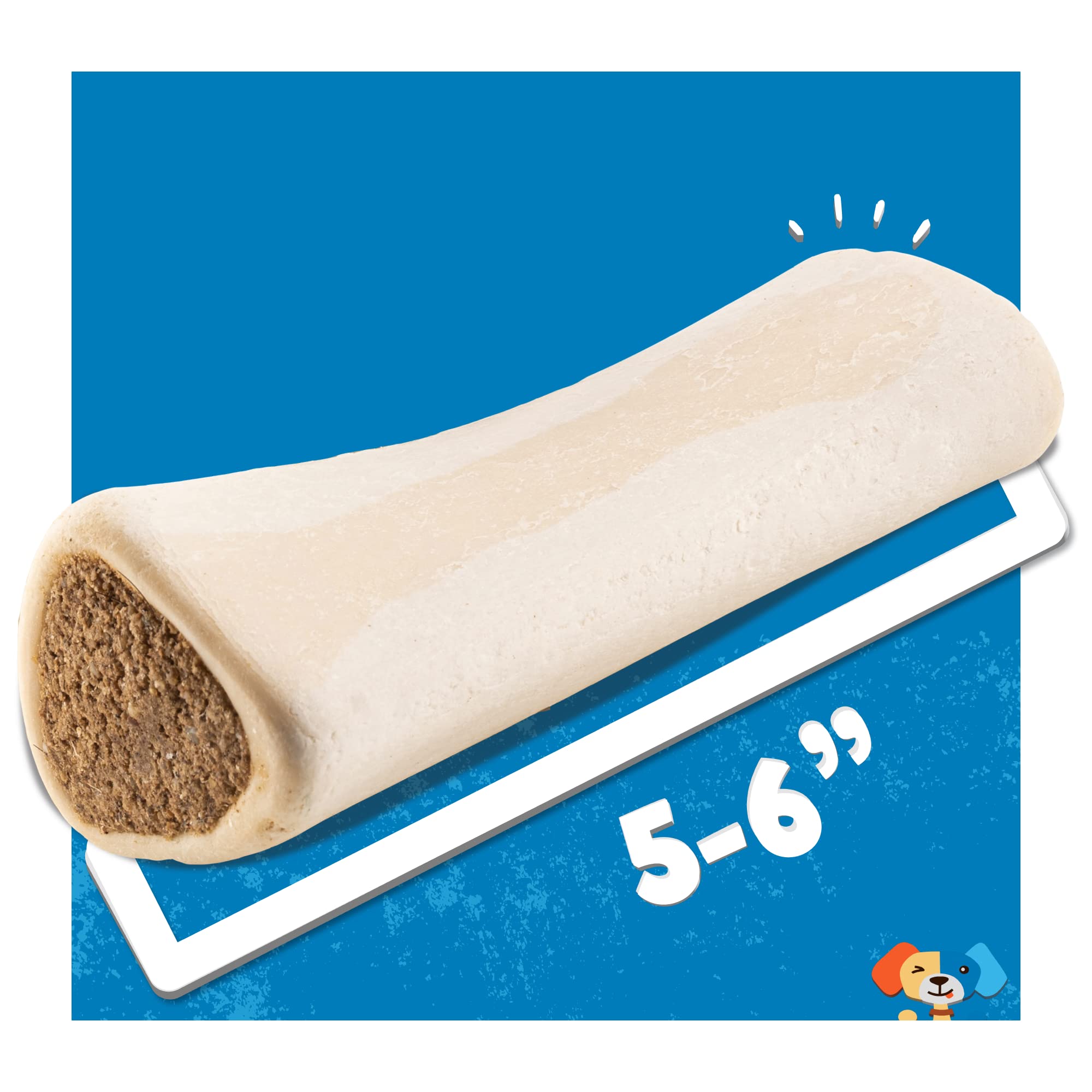 Jack&Pup digestible beef bone designed for safe dog digestion
