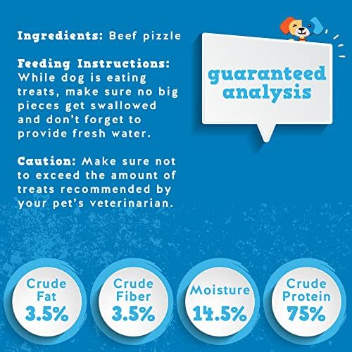Jack&Pup grass-fed beef pizzle detail emphasizing single-ingredient, high-protein chew
