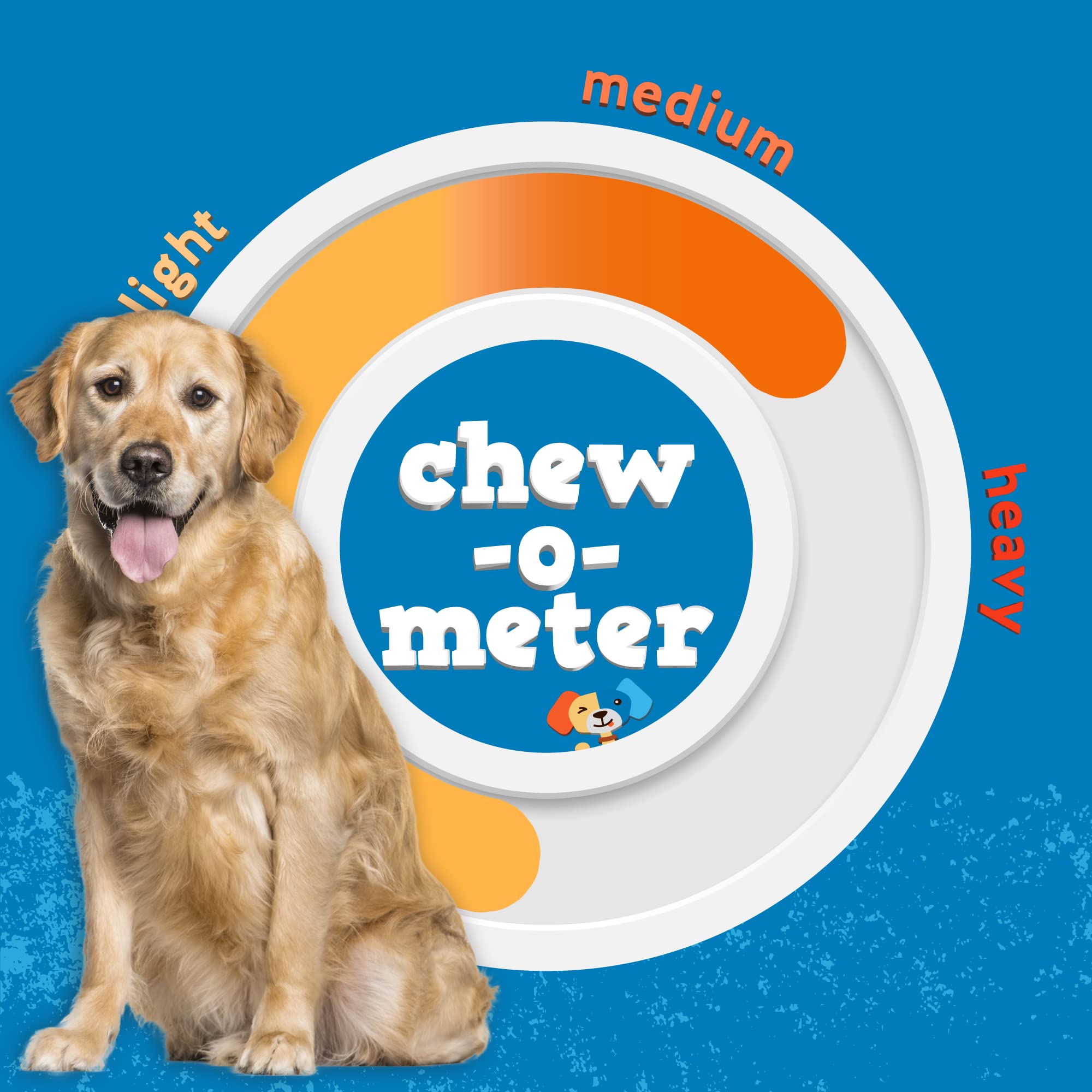 Jack&Pup Gullet Bites medium-dog chew, robust flavor for mid-size chewers