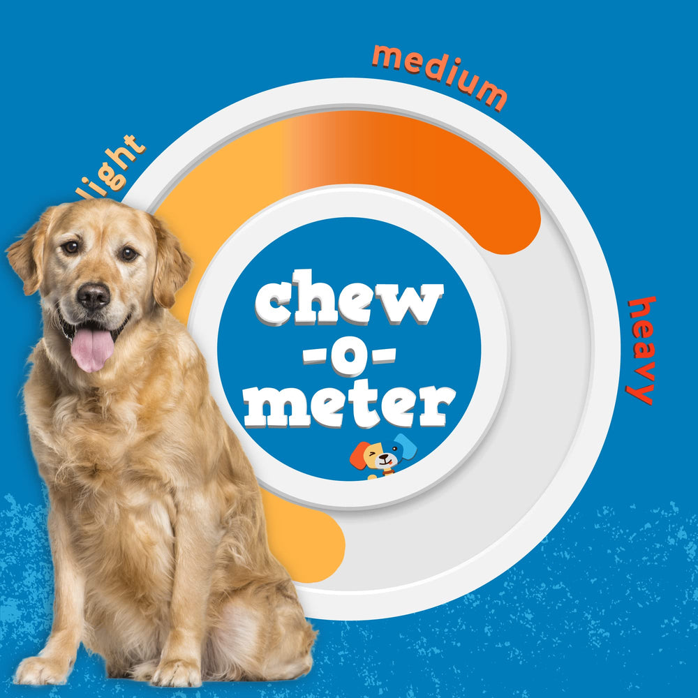 Jack&Pup Gullet Bites medium-dog chew, robust flavor for mid-size chewers