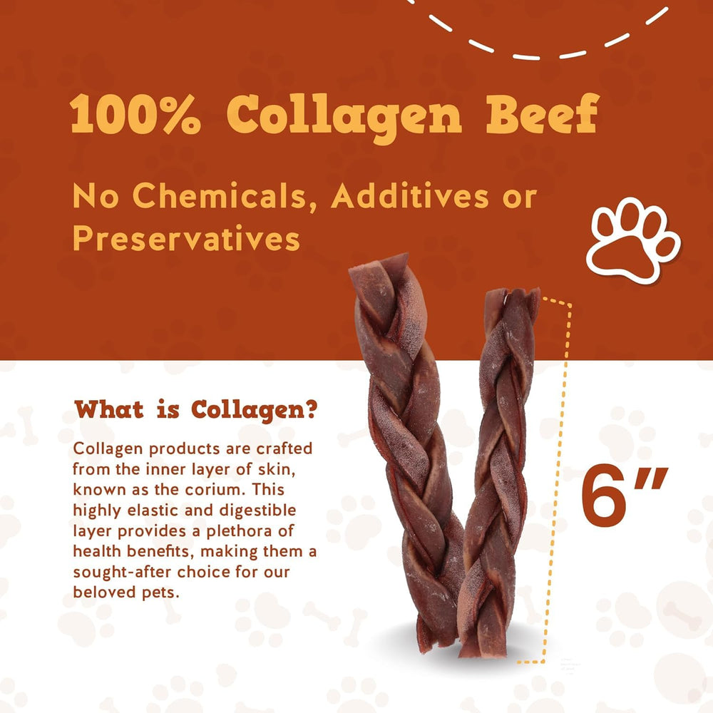Jack&amp;Pup innermost beef skin collagen stick highlights premium single-ingredient chew