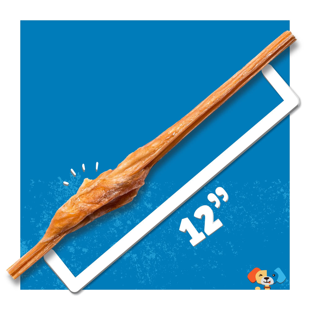 Jack&Pup dog chew with steady texture supports supervised chewing.