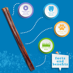 Jack&Pup odor-free bully stick packaging—mess-free option for small dogs