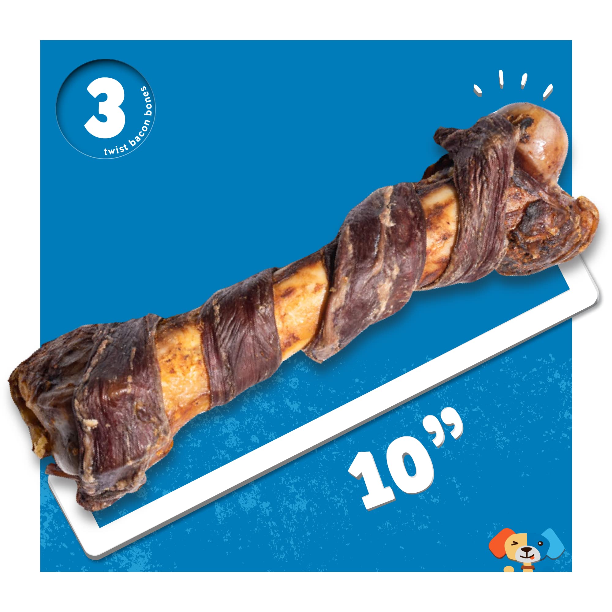Jack&Pup pork femur bone inner marrow—natural marrow supports tasty chewing.