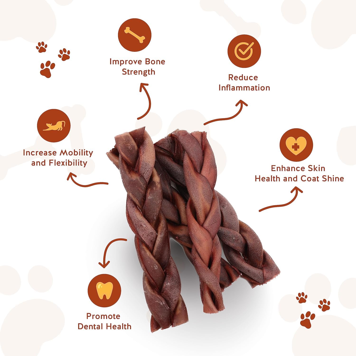 Jack&amp;Pup rawhide-free chews offer a safe alternative for aggressive chewers