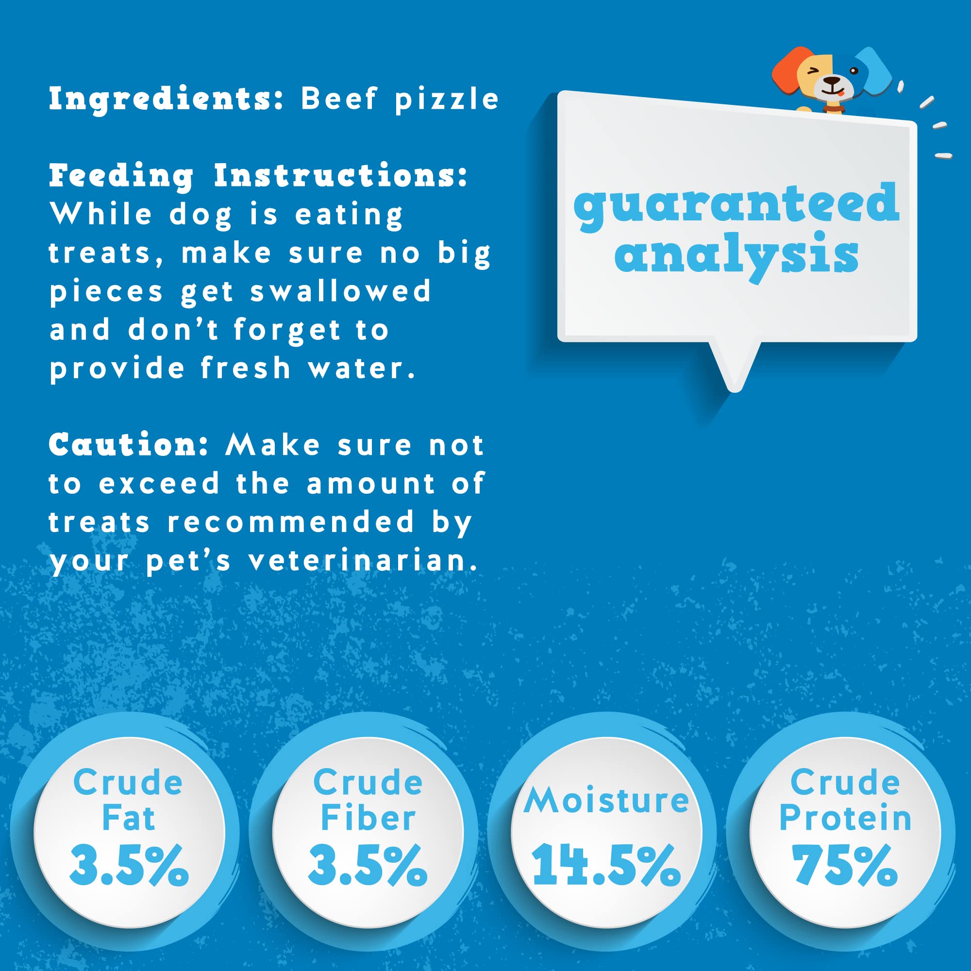 Jack&Pup single-ingredient beef pizzle for clean, simple chew.