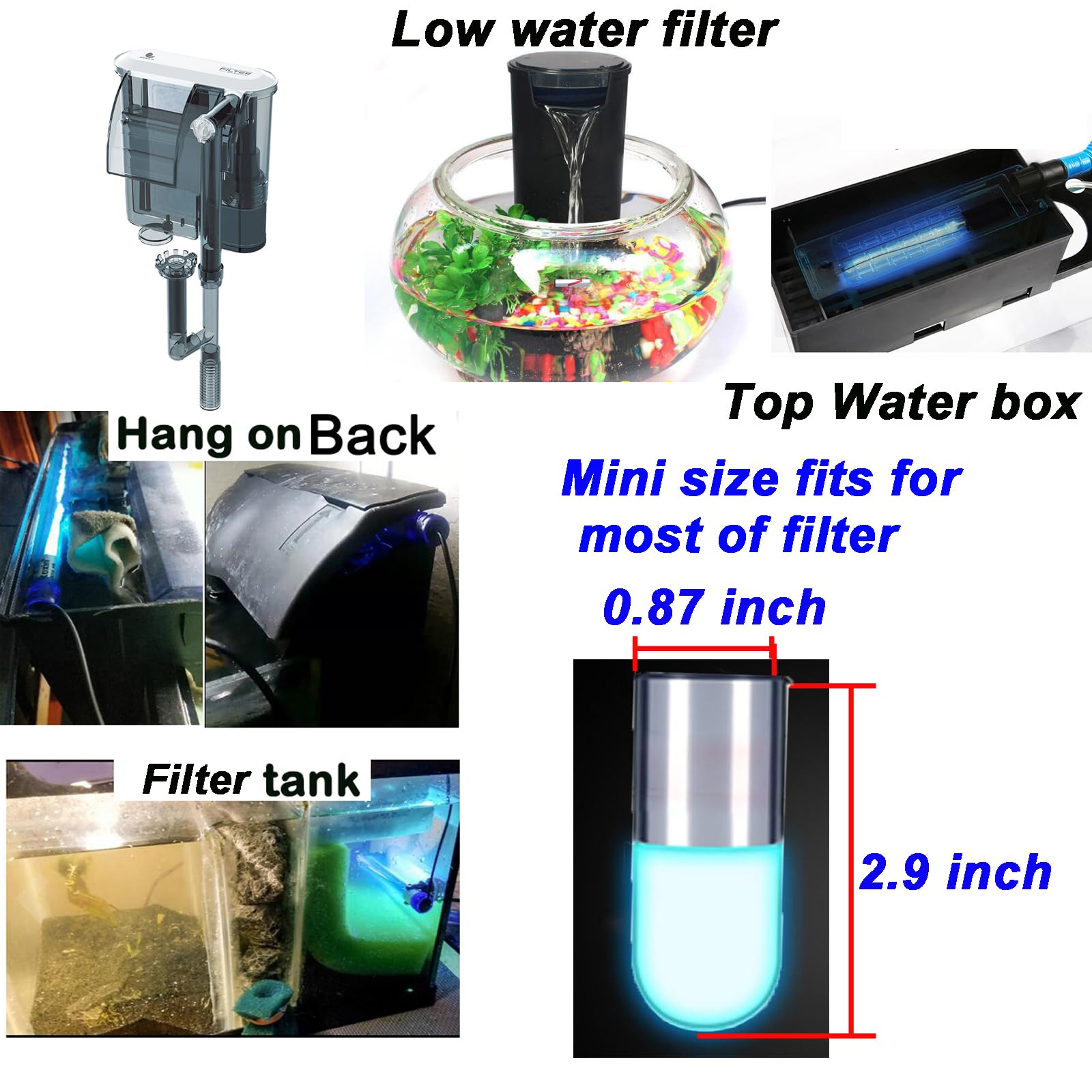 JackSuper UV-C light reducing green water in a nano aquarium