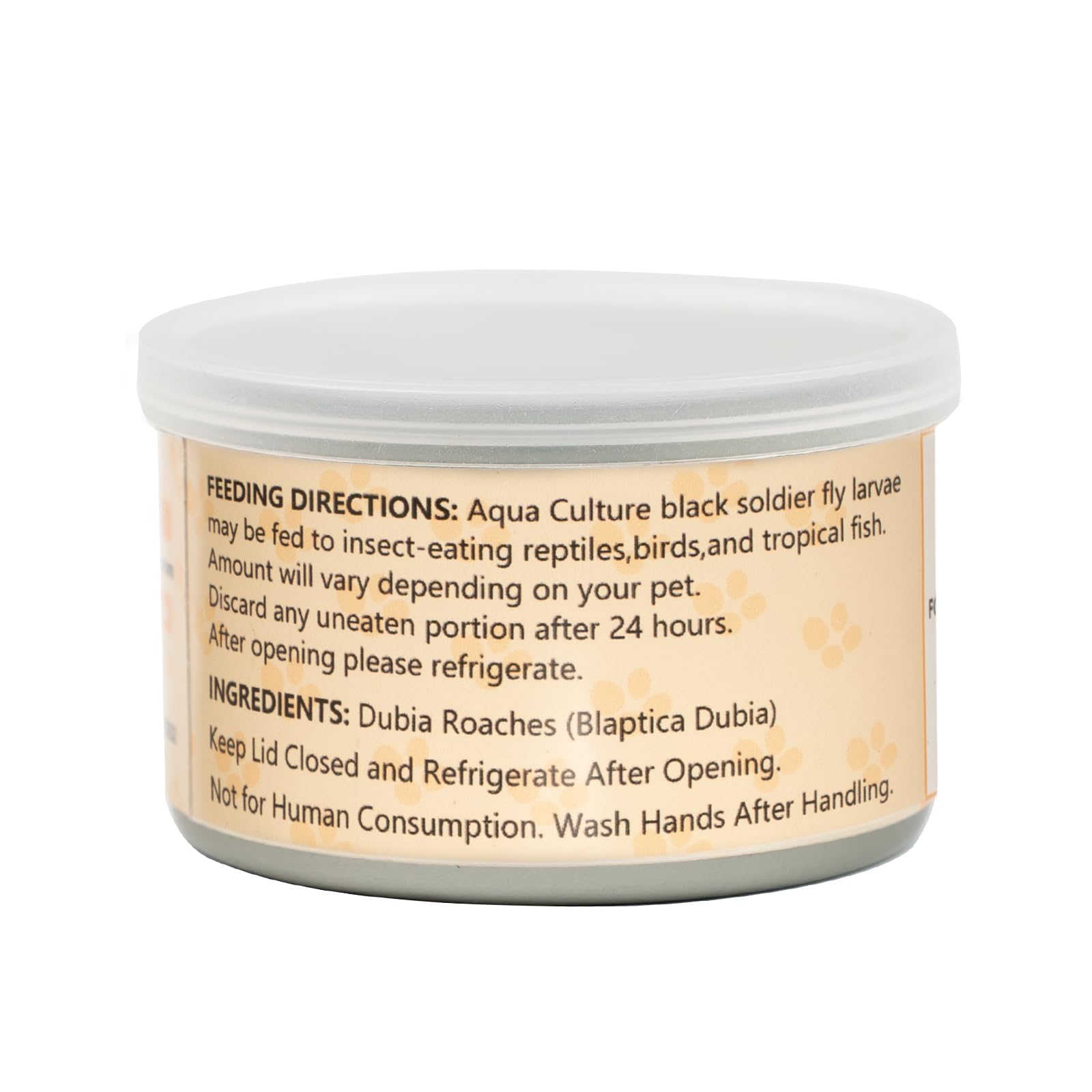 JADINGSFARM Dubia Roaches stay-fresh-lid preserves freshness between servings.