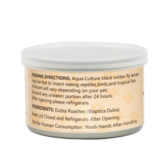 JADINGSFARM Dubia Roaches stay-fresh-lid preserves freshness between servings.