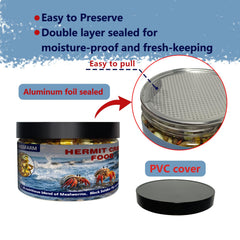 JADINGSFARM Hermit Crab Food BSF larvae image highlights nutrient-dense option for crabs