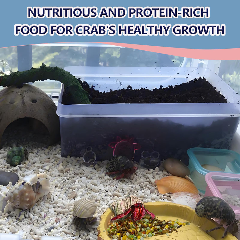 JADINGSFARM Hermit Crab Food ingredients glance image showcases gluten-free and soy-free recipe
